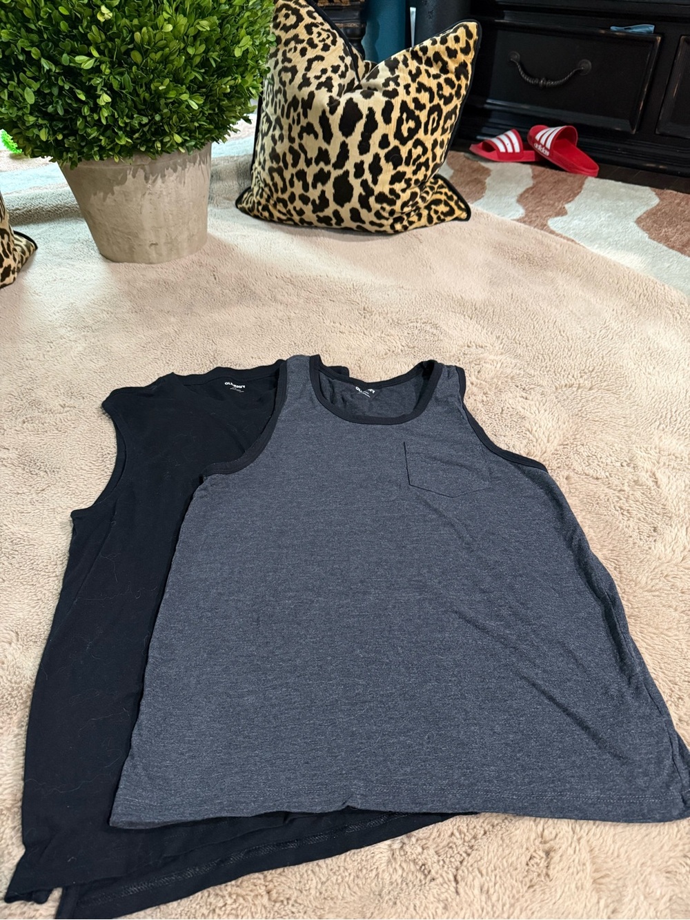 Bundle- Men’s XS Old Navy Men's Tank Tops - Black & Charcoal